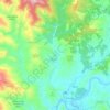 Casegas e Ourondo topographic map, elevation, terrain