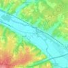 Thésée topographic map, elevation, terrain