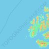 Bø topographic map, elevation, terrain
