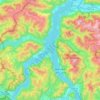 Lago de Como topographic map, elevation, terrain