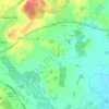 South Leigh topographic map, elevation, terrain