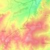 Sendurai topographic map, elevation, terrain