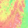 Boa Nova topographic map, elevation, terrain