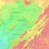 Malkangiri topographic map, elevation, terrain