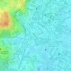 Rizal topographic map, elevation, terrain