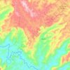 Bueno topographic map, elevation, terrain
