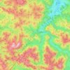 Andrijevica Municipality topographic map, elevation, terrain