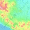 Ogan Komering Ulu Selatan topographic map, elevation, terrain