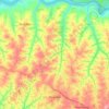 Paranavaí topographic map, elevation, terrain