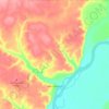 New Stuyahok topographic map, elevation, terrain