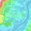 Goián topographic map, elevation, terrain
