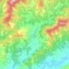 Paul topographic map, elevation, terrain