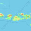 West-Nusa Tenggara topographic map, elevation, terrain