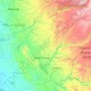 Calaveras County topographic map, elevation, terrain