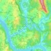 Foz do Sousa topographic map, elevation, terrain