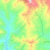 Hato Chamí topographic map, elevation, terrain
