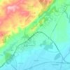 Pepino topographic map, elevation, terrain