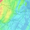 Newark topographic map, elevation, terrain