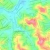 Olaria topographic map, elevation, terrain
