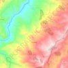 Guapotá topographic map, elevation, terrain