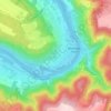 Kues topographic map, elevation, terrain