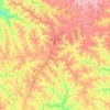Cruz Alta topographic map, elevation, terrain