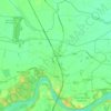 Ostiglia topographic map, elevation, terrain