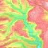 Glatten topographic map, elevation, terrain