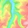 Laudenbach topographic map, elevation, terrain