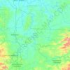 Matías Romero Avendaño topographic map, elevation, terrain