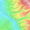 Iguerande topographic map, elevation, terrain