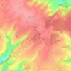 Fiefs topographic map, elevation, terrain