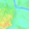 Turayong topographic map, elevation, terrain