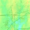 McPherson topographic map, elevation, terrain