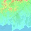 Seruyan topographic map, elevation, terrain