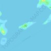 Cotivas Island topographic map, elevation, terrain