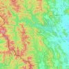 Kaeng Krachan District topographic map, elevation, terrain