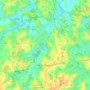 Curciat-Dongalon topographic map, elevation, terrain