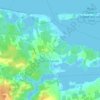 Grand Tracadie topographic map, elevation, terrain