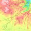 Abadín topographic map, elevation, terrain