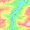 Soraya topographic map, elevation, terrain