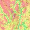 Yulong Nakhi Autonomous County topographic map, elevation, terrain