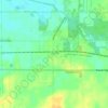 Galien topographic map, elevation, terrain