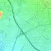 Bandung Kulon topographic map, elevation, terrain