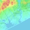 Bridgehampton topographic map, elevation, terrain