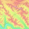 Biafo Glacier topographic map, elevation, terrain