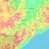 Nagtipunan topographic map, elevation, terrain