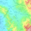 Columbio topographic map, elevation, terrain