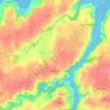 Plouguiel topographic map, elevation, terrain