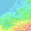 Flandern topographic map, elevation, terrain